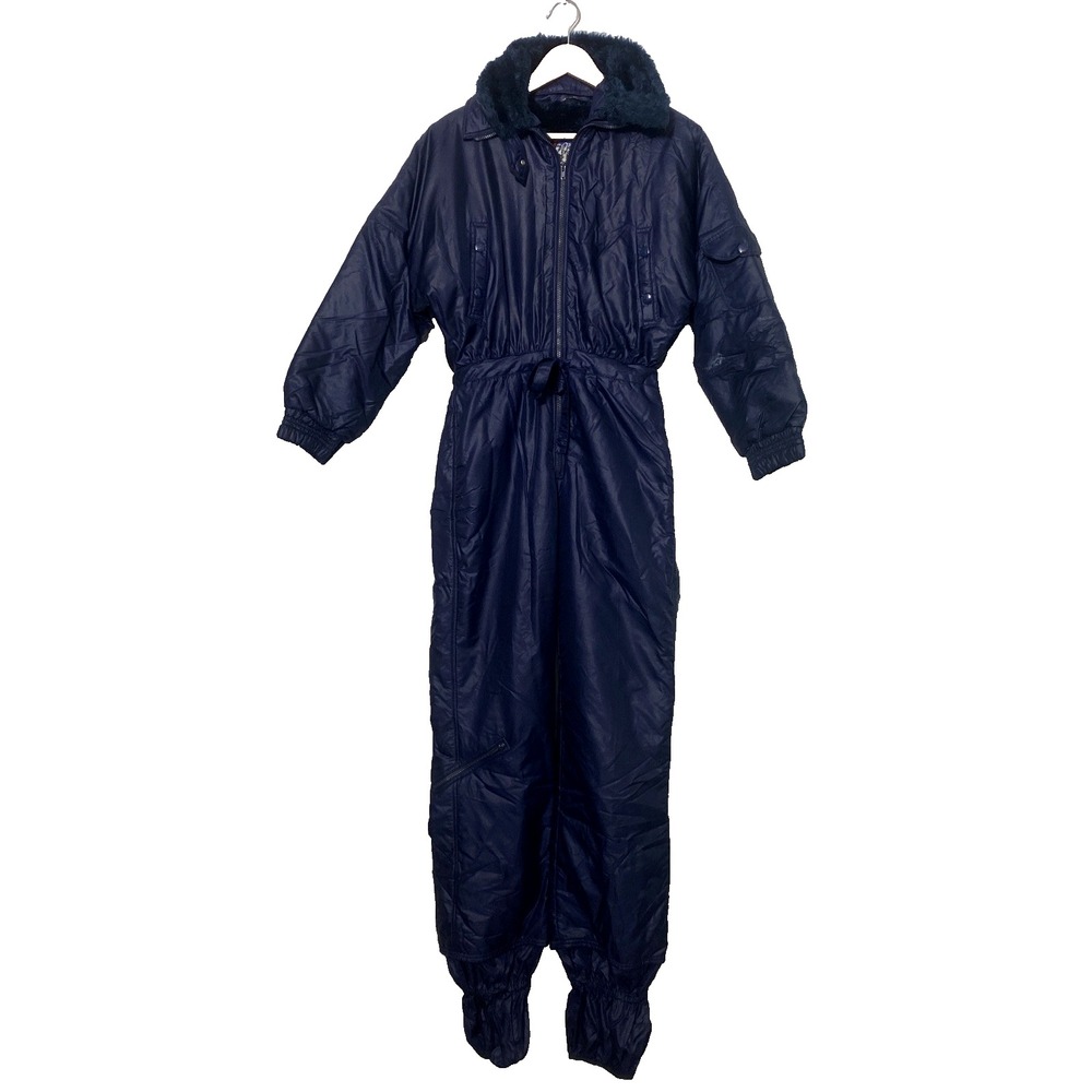 Vintage Hasegg Austrian Snow Suit 40AT/6-8 (M) US One Piece Ski Suit Womens Blue